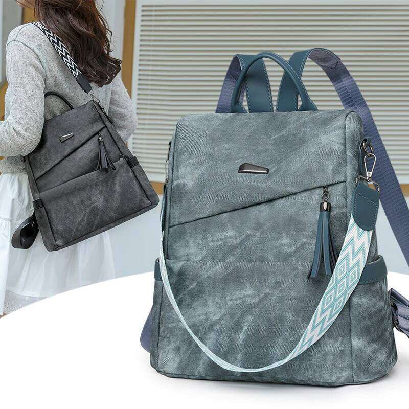 High Quality Pu Leather Backpack Women Ladies Shoulder Designer Fashion Daypack Large Capacity School Bag For Girls