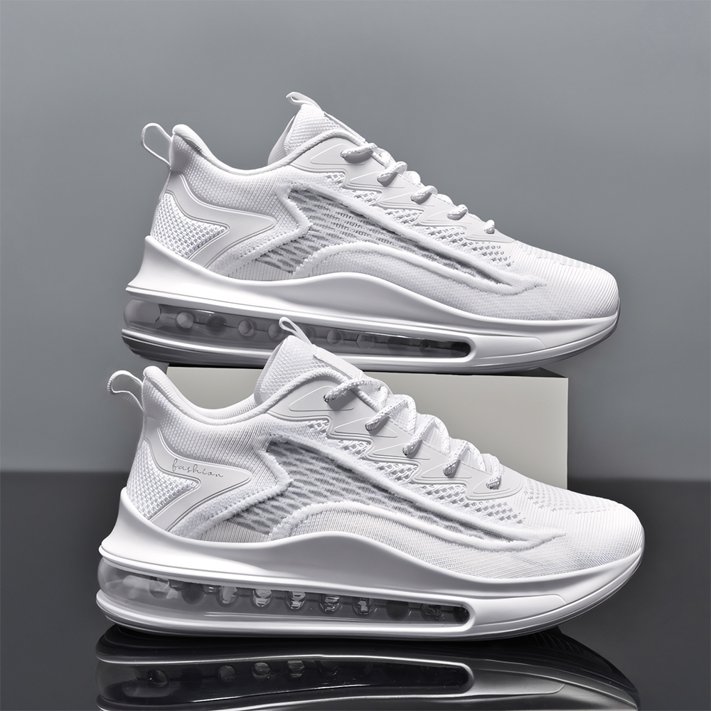 HW-6935 men's running shoes, height increasing air cushion men's 2025 spring and autumn new trend breathable soft sole men's casual spo
