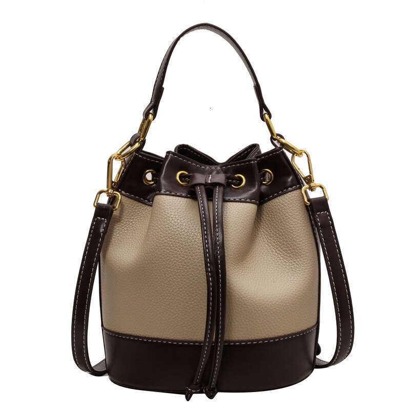 Fashion Versatile Bucket for Women 2025 New Handbag Commuting Casual Drawstring Crossbody Bag