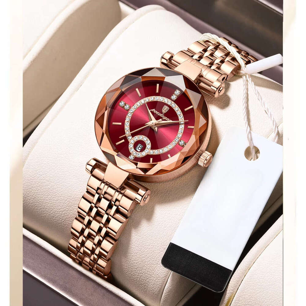 DHwatches Women's Ultra-Thin Watch - 50M Waterproof Stainless Steel Quartz Wristwatch with Date (Model 726)