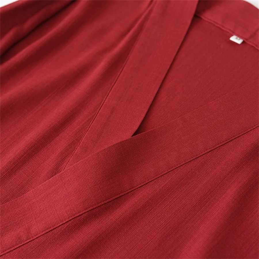 2025 Japanese Kimono Robe Sets Mens Cotton Linen Pajamas Two-piece Set Couple Loose Bathrobes Steam Suit Home Service Suits W250717