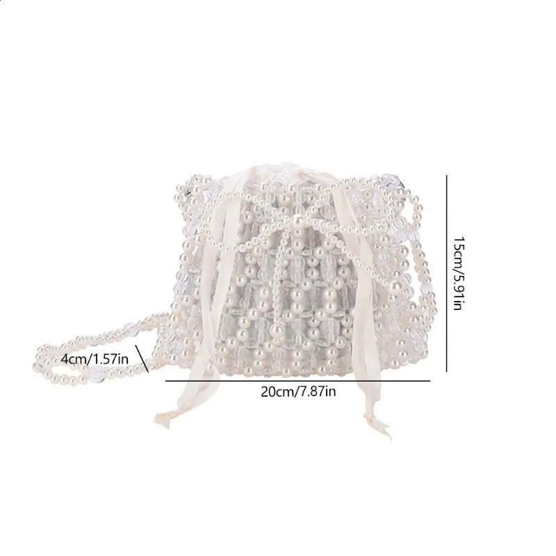 Pearl Exquisite Shiny Coin Purse for Ladies - Stylish Earring Bag Design