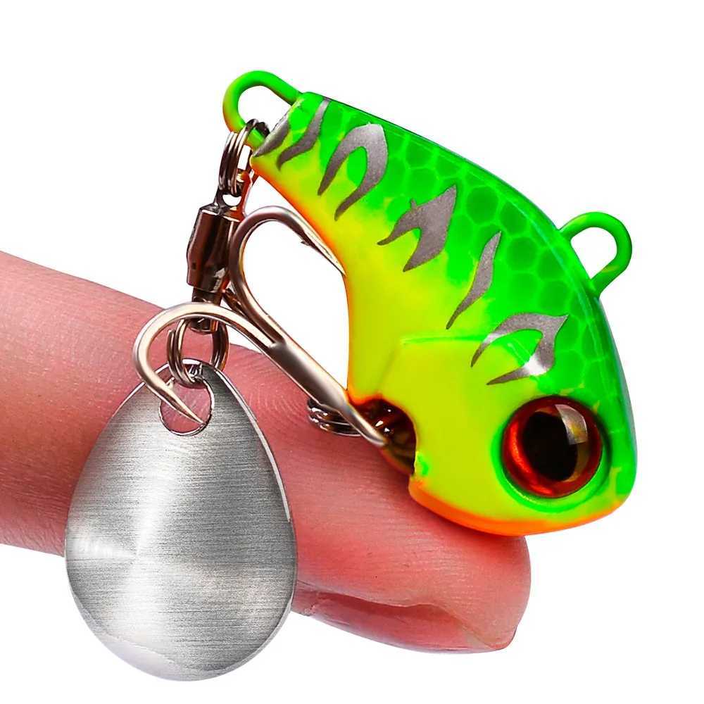 WobbLE Rotating Metal Vib Vibration Bait Winter Fishing 6g 15g 28g Artificial Hard Baits Spinner Spoon Lure Pesca Z250717