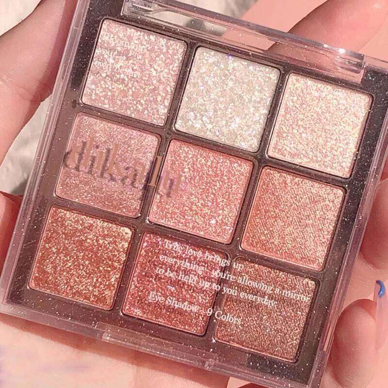 9-Color Eye Shadow Glitter Pearly Eyeshadow Nude Long Lasting Korean Charming Eyes Make Up Palette Cosmetics X250717