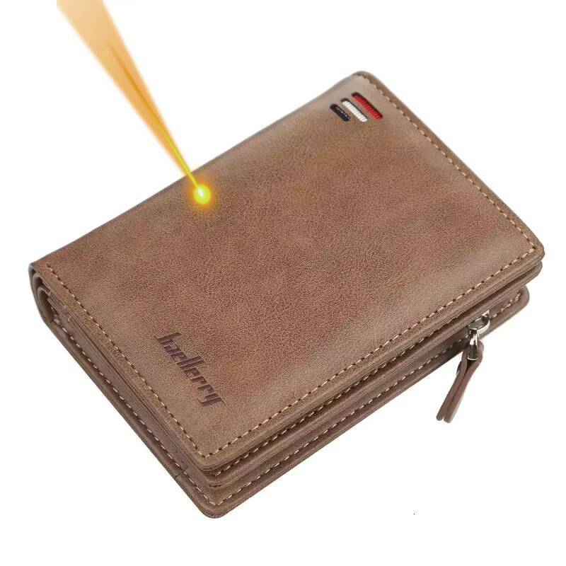 Fashion Men Wallets Name Engraving Zipper Card High Quality Male Purse PU Leather Coin Holder Wallet Carteria ddmynov