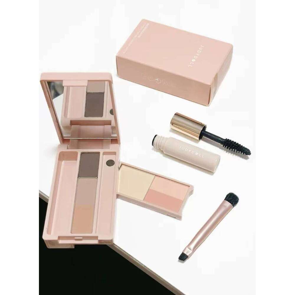 Judydoll Eyeshadow Palette All-in-One Portable Eyebrow Powder Travel Makeup Set ltiFunction Mascara Blush Contouring X250716