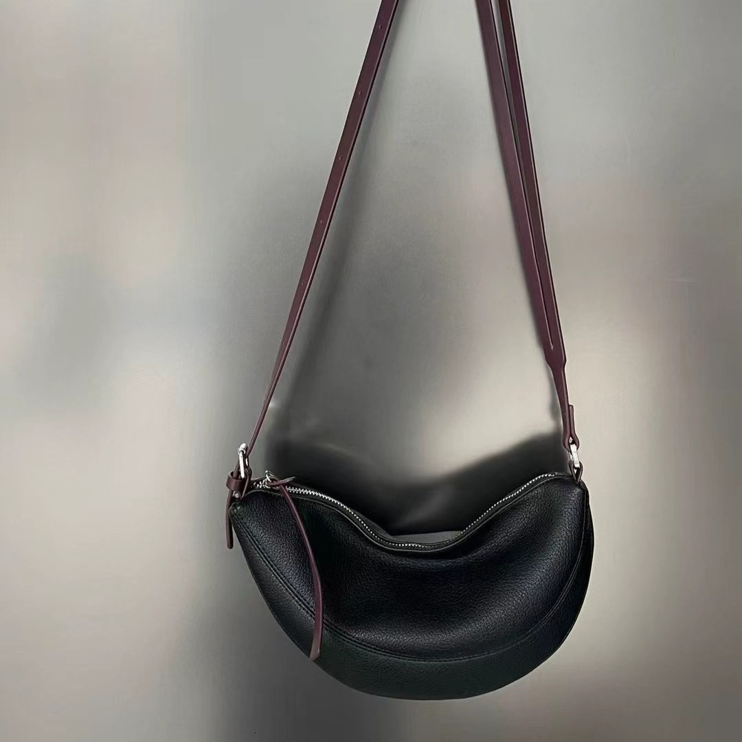 Korean Women's Armpit Bag Handbag Free Shipping Designer Luxury 2025 New Fashion Crescent Bag Casual Shoulder Crossbody Bag Shopping Bag