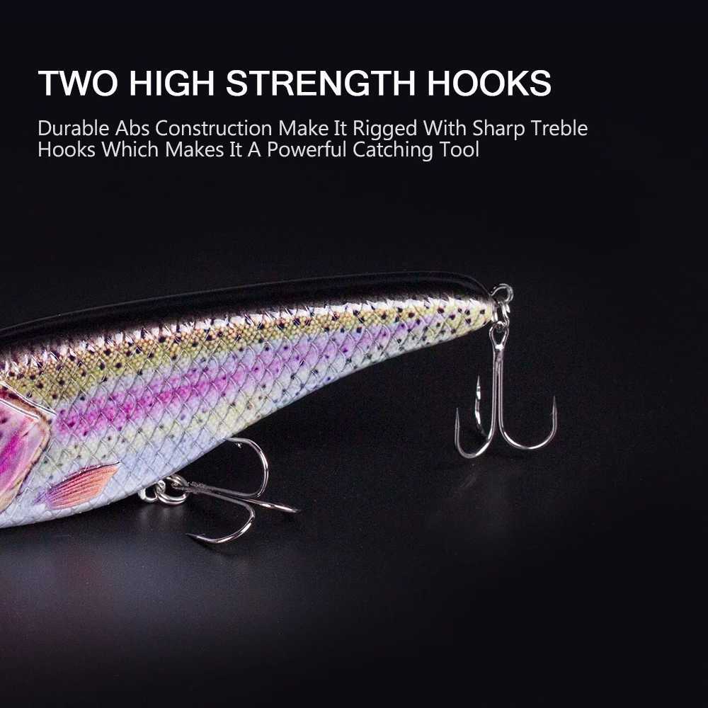 Hanlin Glide Jerkbait 75/90/120/150/mm Popular Pike Hard Jerk Bait Crankbait Muskie Lures Fishing Lure Wobbler Bass Tackle Z250717