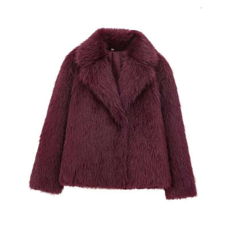 TRAFZR Eco Fur Coat For Women Outerwears Especially Winter Mink Cardigan Cardigans Women's Jackets Hot Clothes Furry Shelter New