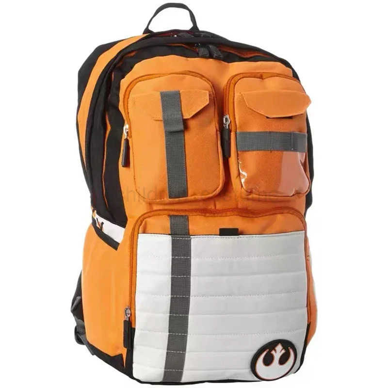 Disney Stars Boba Fett Mandalorian Wars Backpack Large Capacity Laptop Men Backpack Vintage Travel Bags Anime Boys School Bag W250717