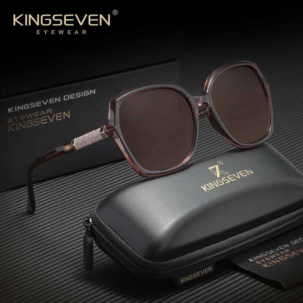 KINGSEVEN Oversized Sunglasses For Women Travel Glasses Polarized UV400 Sun Shades for Lady Eyewear Accessory