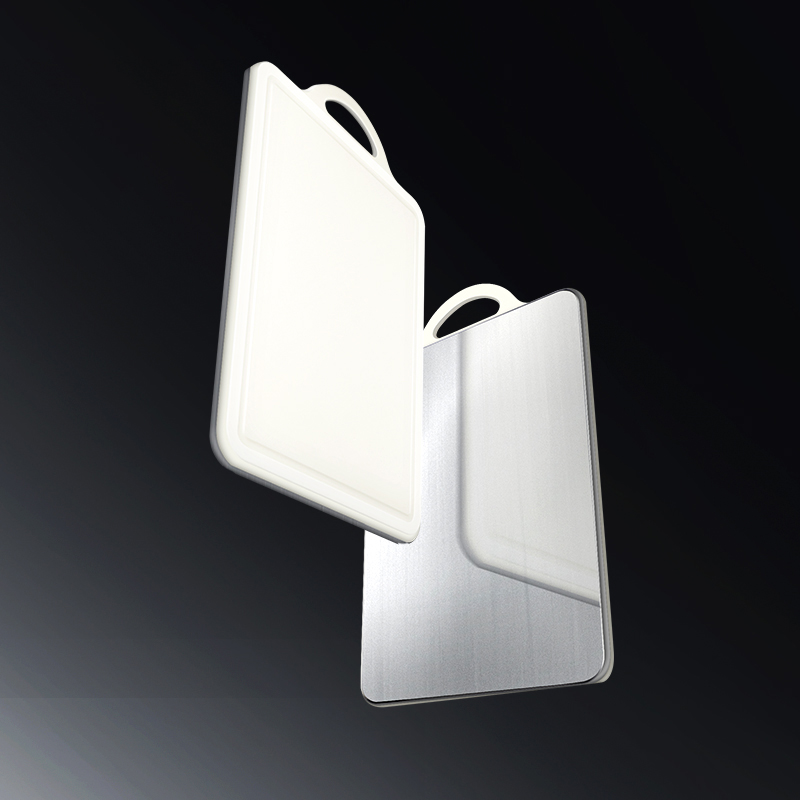 304 Stainless Steel Classified Double-Sided Dual-Use Chopping Plastic HUASU Antibacterial PP Cutting Board