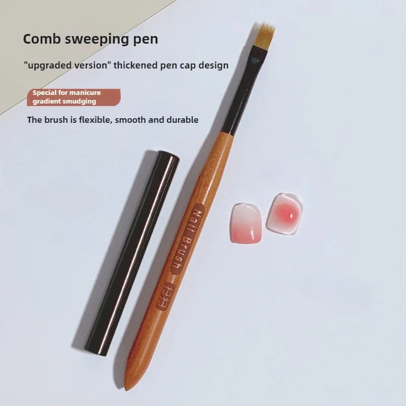 Gradient Nail Art Brush Acrylic Nail Ombre Pen DIY UV Gel Brushes Painting Drawing Flowers Nails Brush Manicure Tools for Salon 250716