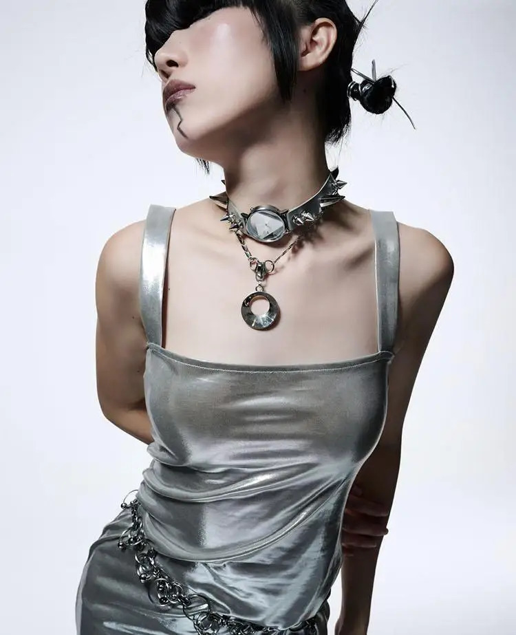 Necklace Watch Hip Hop Punk Style Unisex Jewelry Copper Alloy Fashion Party Gifts 250716