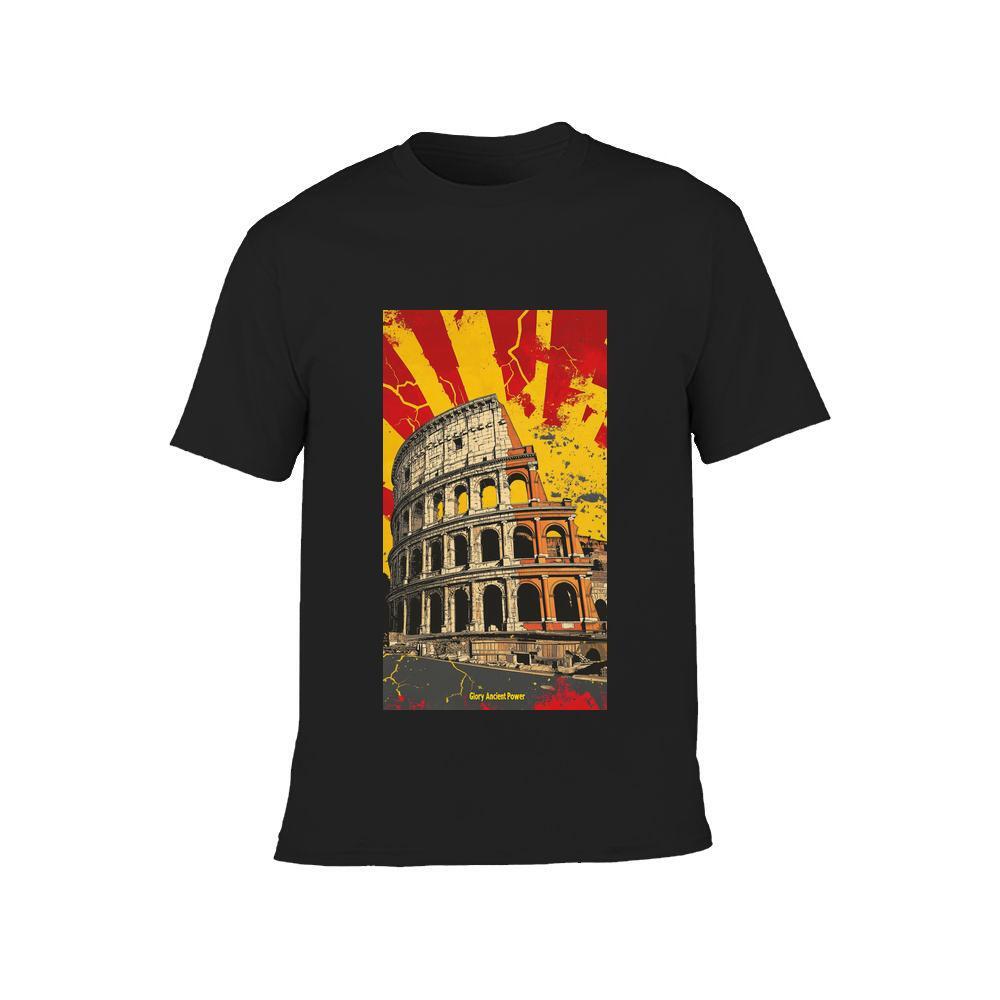 ddmywed Boy and girl Children's T-shirt a T-shirt with an image of the coliseum in rome, italy