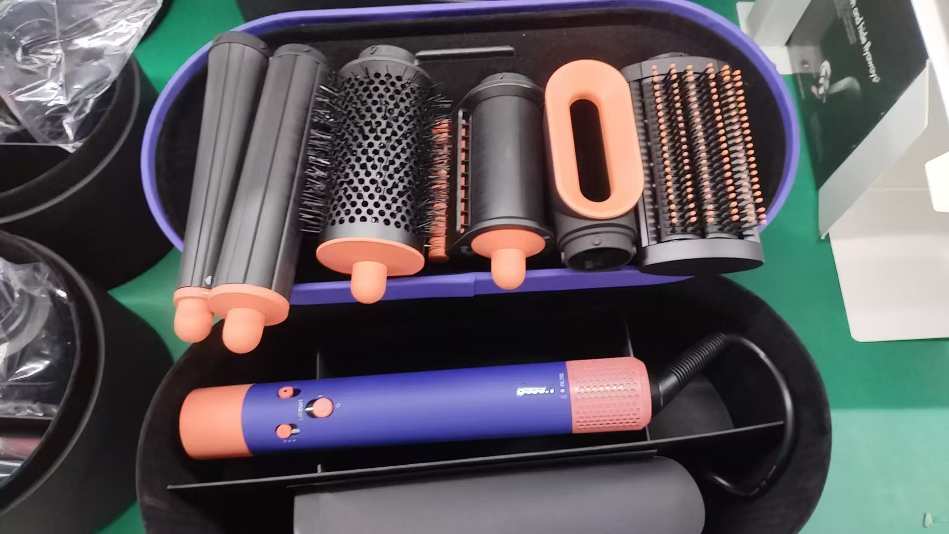 10A 2025 NEW Curling Irons hair dryer HS08 ID Bluetooth High version Curler Multi Function for Women Tool Hair Curlers Negative ion 7-in-1 travel set 