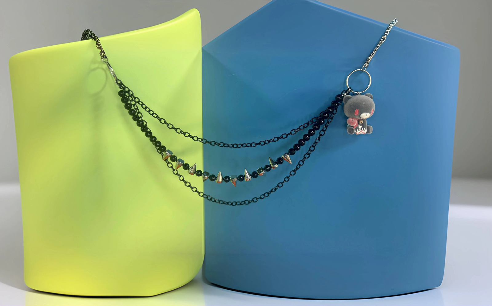 Punk Style Jeans Chain Gloomy bear Colorful Acrylic Star Accessory Hip-Hop Rock Waist Chain for Stylish Streetwear 250716