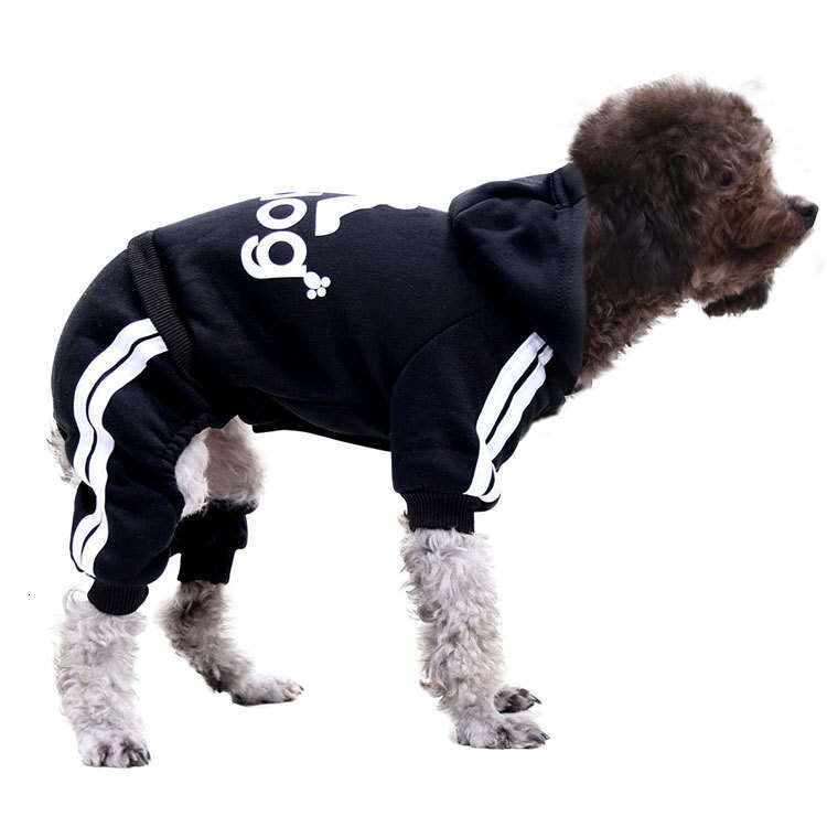 Pet Clothing Dog Clothes Autumn Winter Button New Four-Legged Sweatshirt Cat Dog Clothes Pet Supplies Apparel