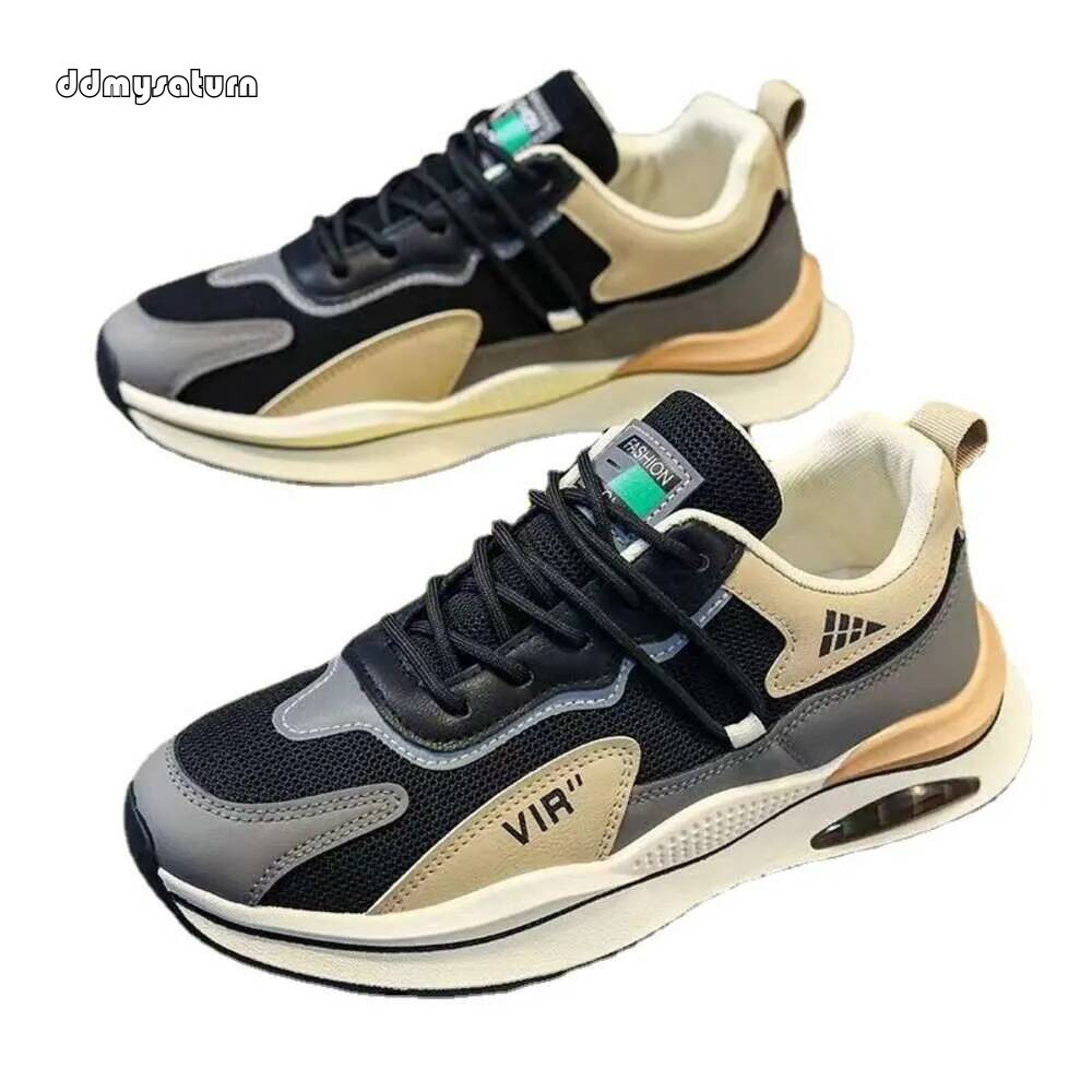 New mesh breathable casual shoes, Korean-style fashion sneakers, lightweight running shoes men suitable for travel F611-22.9 ddmydog ddmydog