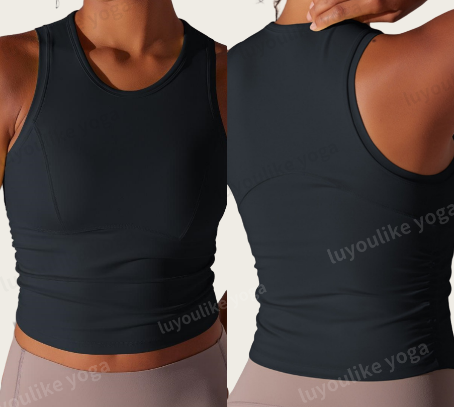O190 Women's Yoga Breathable Shirt with Sleeveless Design for Active Lifestyles Lightweight & Comfortable Sports Top