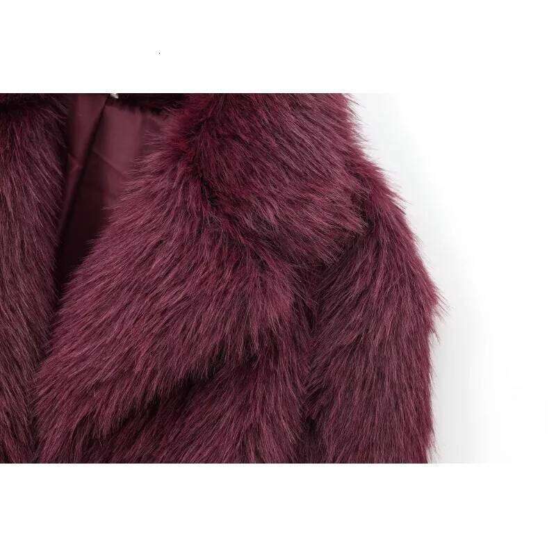TRAFZR Eco Fur Coat For Women Outerwears Especially Winter Mink Cardigan Cardigans Women's Jackets Hot Clothes Furry Shelter New
