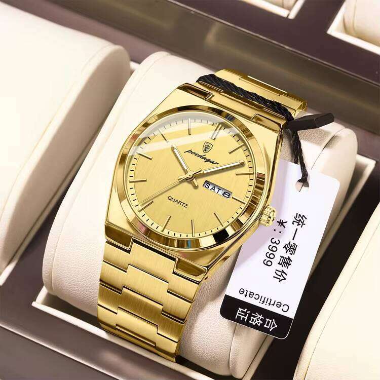DHwatches Hot Sale 930 Stainless Steel Waterproof Luminous Men's Watch