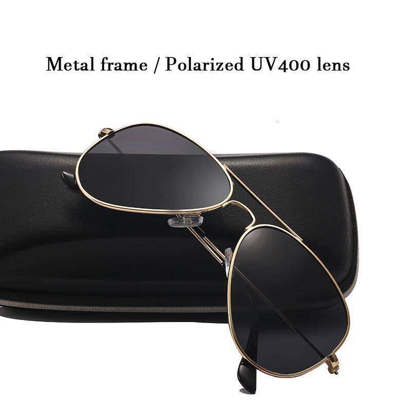 Polarized Aviation Sunglasses Metal Frame Designer Cool Women Men Shades Feminin Brand Name Male Oculos Female Vintage Glasses