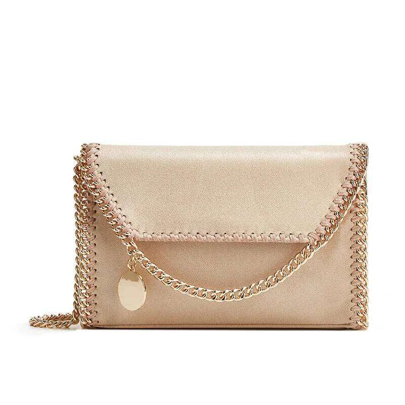 Designer Handwoven Chain Strap Shoulder Bag - Women's Crossbody Purse & Tote, Premium Craftsmanship Multi-use Handbag