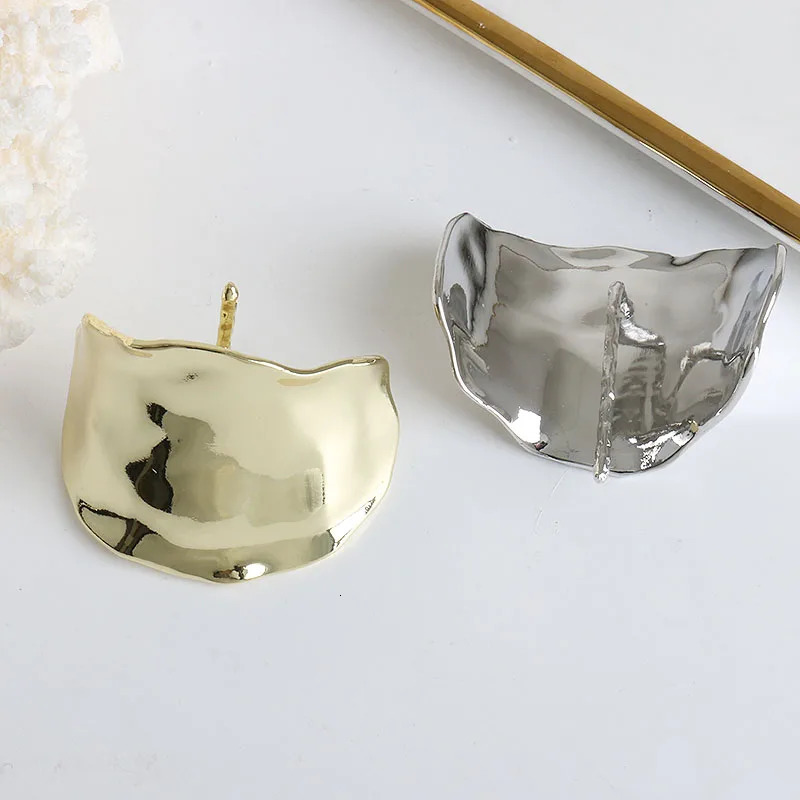 Korean Metal Irregular Concave-Convex Lava Insert Hairpin for Women Retro High-Quality Ponytail Holder Hairpin Headdress 250716