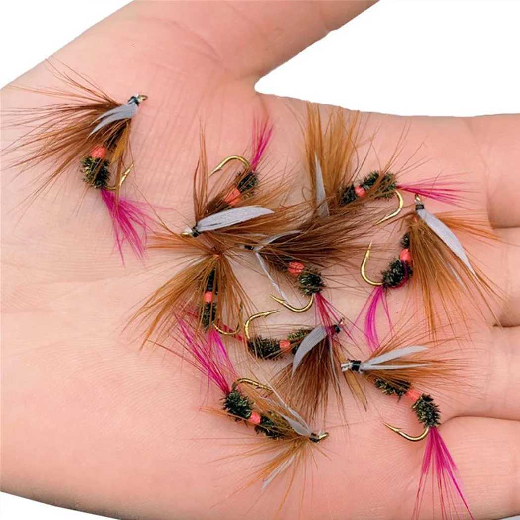 3Pcs Wet Fly Flies for Trout Fishing Flies Artificial Insect Hook Bait Mosquito Fly Fishing Trout Lures Z250717