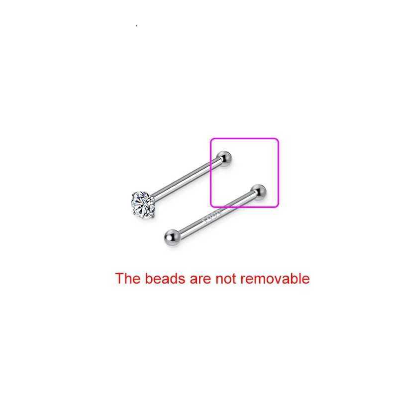 5 Pairs/Lot Real 925 Sterling Silver Single Zircon Ear Hole Bead Stud Earrings For Women Classic Minimalist Fine Jewelry y250715