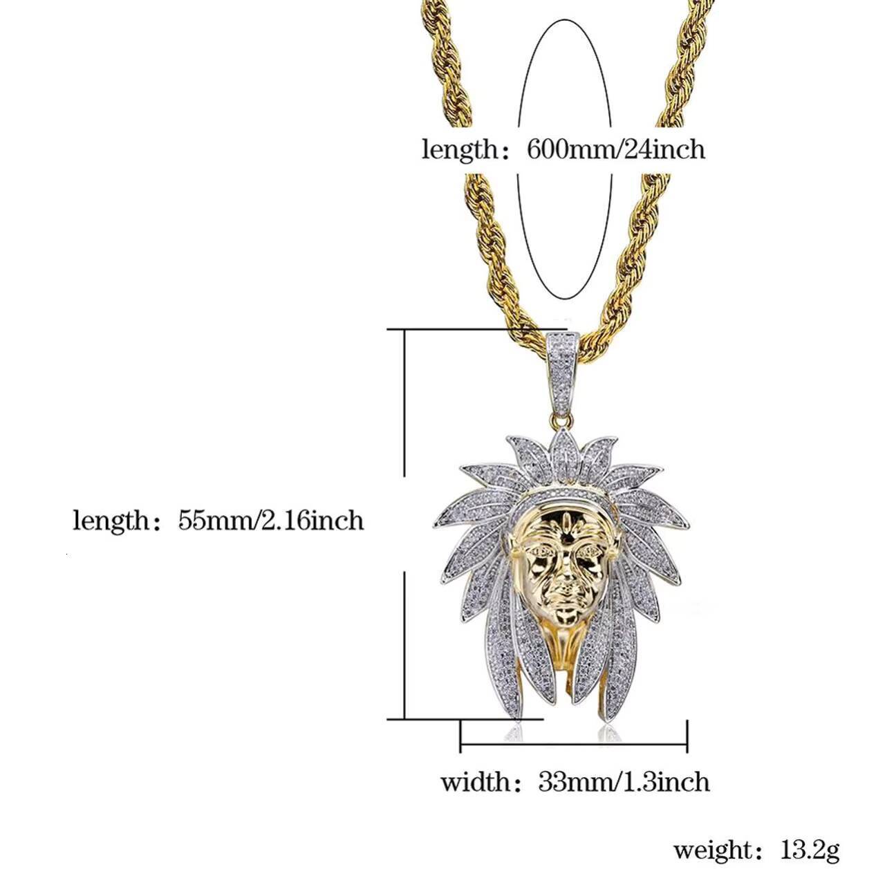 Stylish Diamond-Like Moissanite Charm Necklaces - Classic Hip Hop Artistry & Shimmer