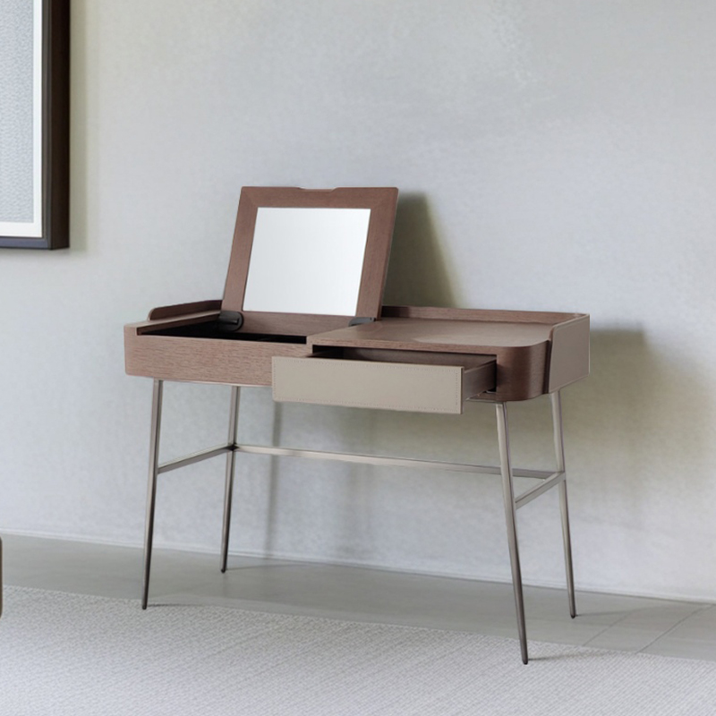 dressing table Stylish Compact Makeup Station Drawer Cabinet Set Suitable For Small Spaces