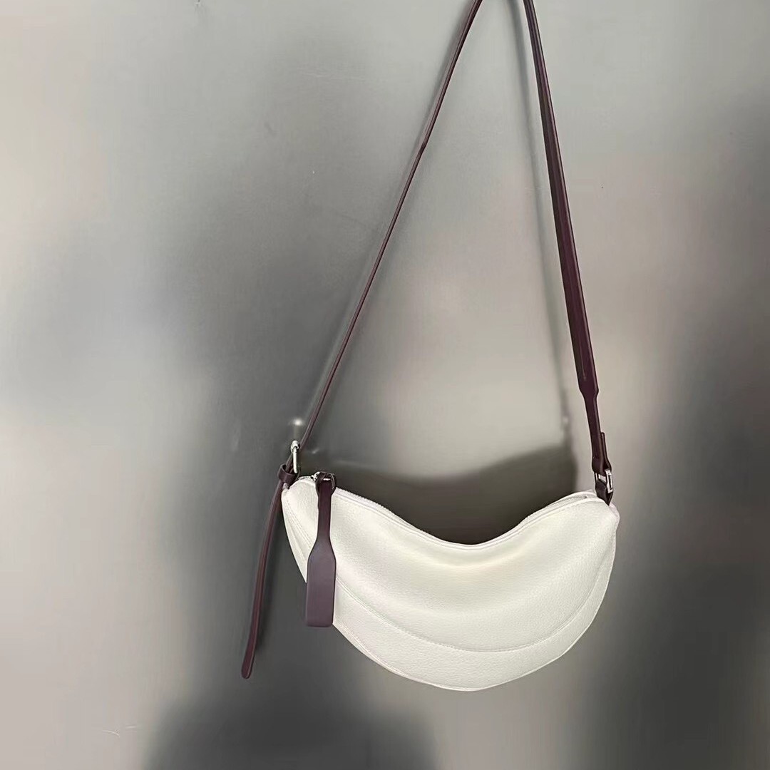 Korean Women's Armpit Bag Handbag Free Shipping Designer Luxury 2025 New Fashion Crescent Bag Casual Shoulder Crossbody Bag Shopping Bag