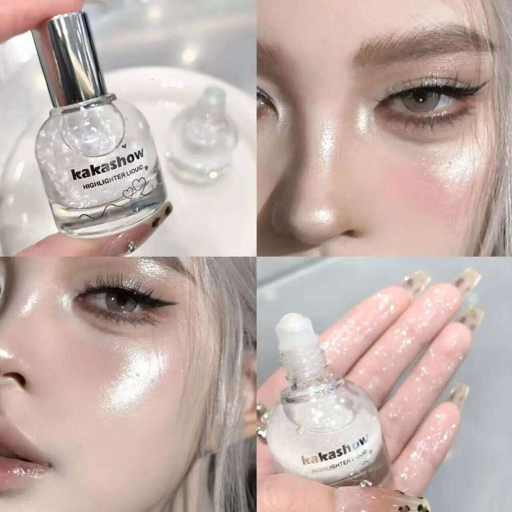 kakashow Liquid Highlighter Dias Ball Highlights Shimmer Glow Brightening Glitter ltifunctional for Face Eyes And More X250717