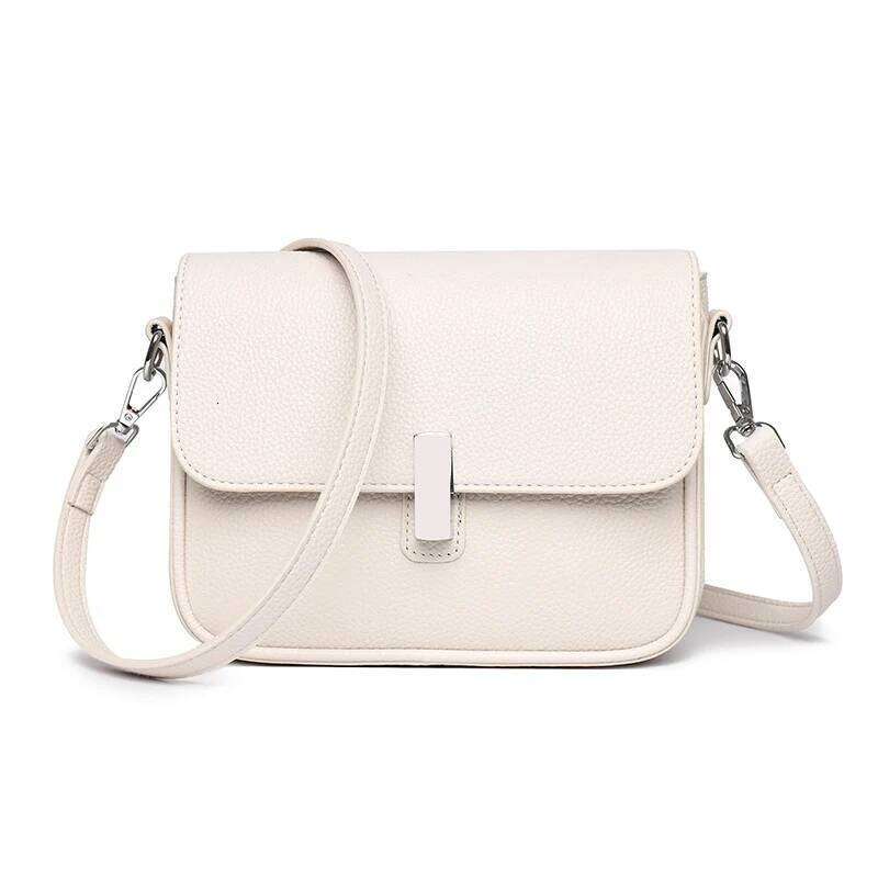 2025 Genuine Leather Women Crossbody Bags Design Small Square Soft Cowhide Women's Commuter Shoulder Bag Ladies Gift