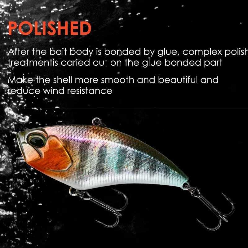 MEREDITH Apex Vibe F85mm 24g WobbLErs Fishing TackLE Vibration Bait for Full Depth Artificial AccESSories Z250717