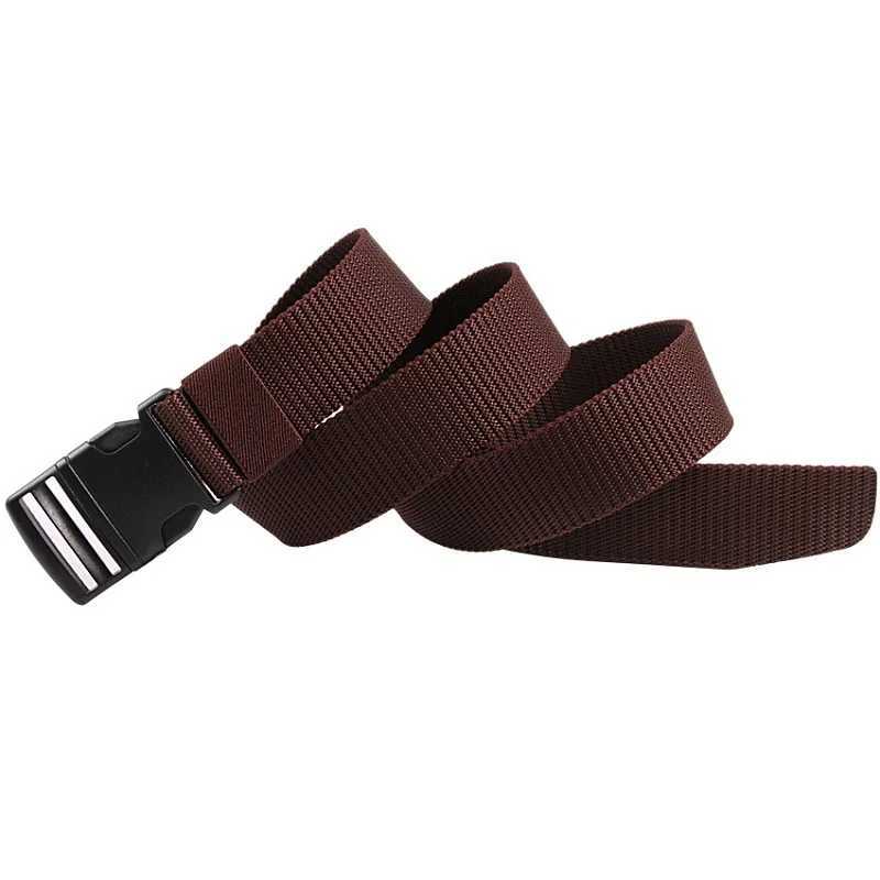 Tactical Nylon Belt For Man High Quality Trouser Men Belts Brown Outdoor Multi Functional Canvas Plastic Buckle Waistband DT043 W250717