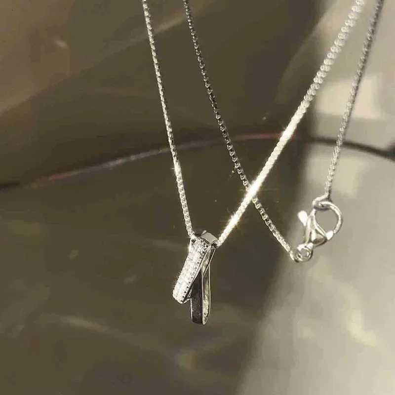 New Minimalist Letter X Womens Zircon Necklace for Daily Wear Minimalist Design Personalized Elegance Jewelry AccessoriesXJ250717