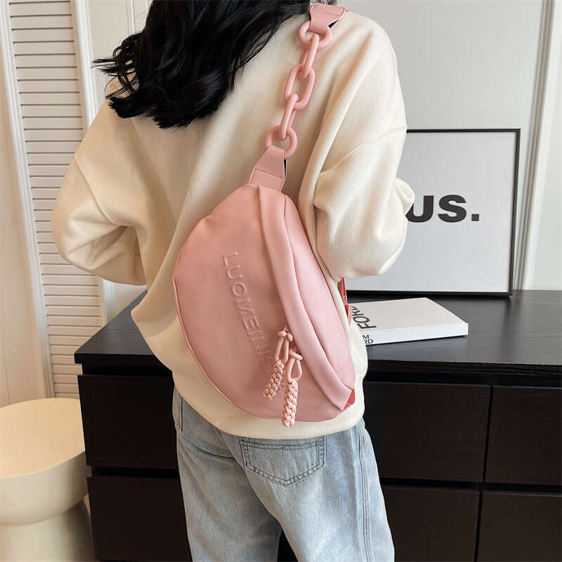 Trendy Stylish Chest Casual Small for Women New Sports Versatile Single Shoulder Crossbody High-end Waist Bag