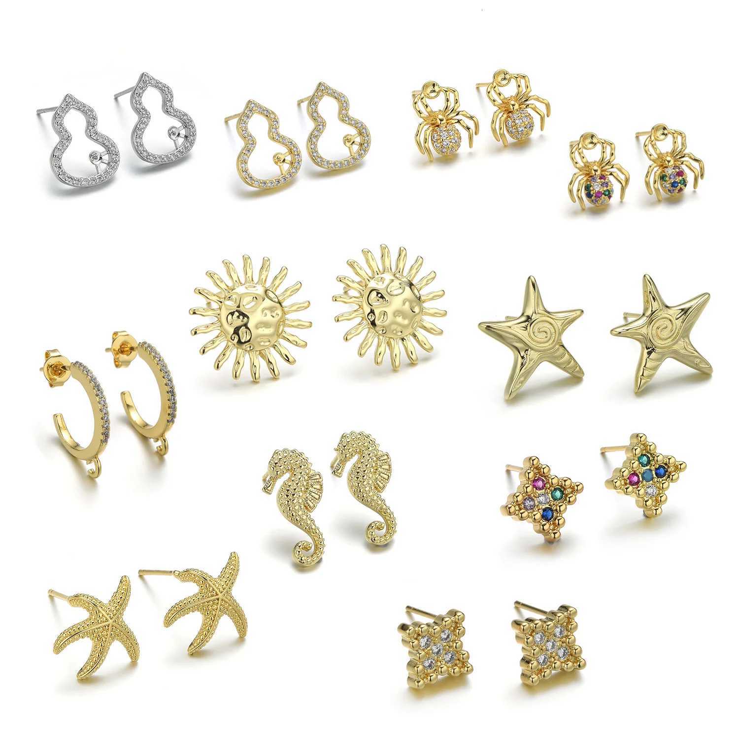 Cute Multiple Animal Earings Starfish Earings Fashion Jewelry Minimal Stud Earring Best Friend Gifts 2022 bo Studs Girl y250715