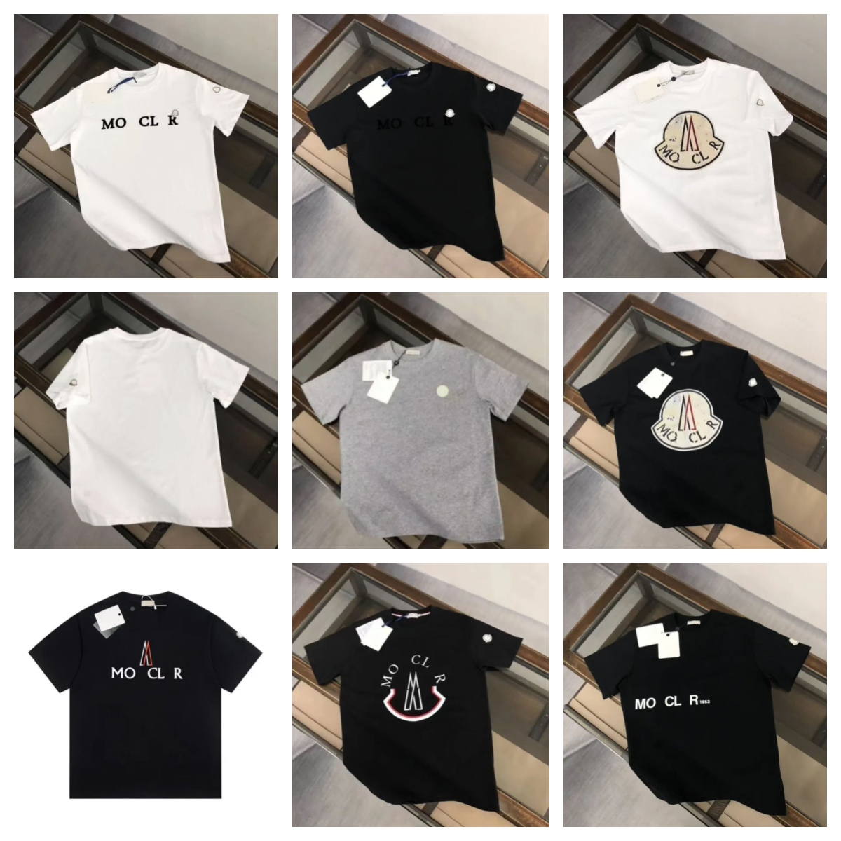 Summer Designer Men's T-shirt Fashion Letter Printing French Luxury Round Neck Casual