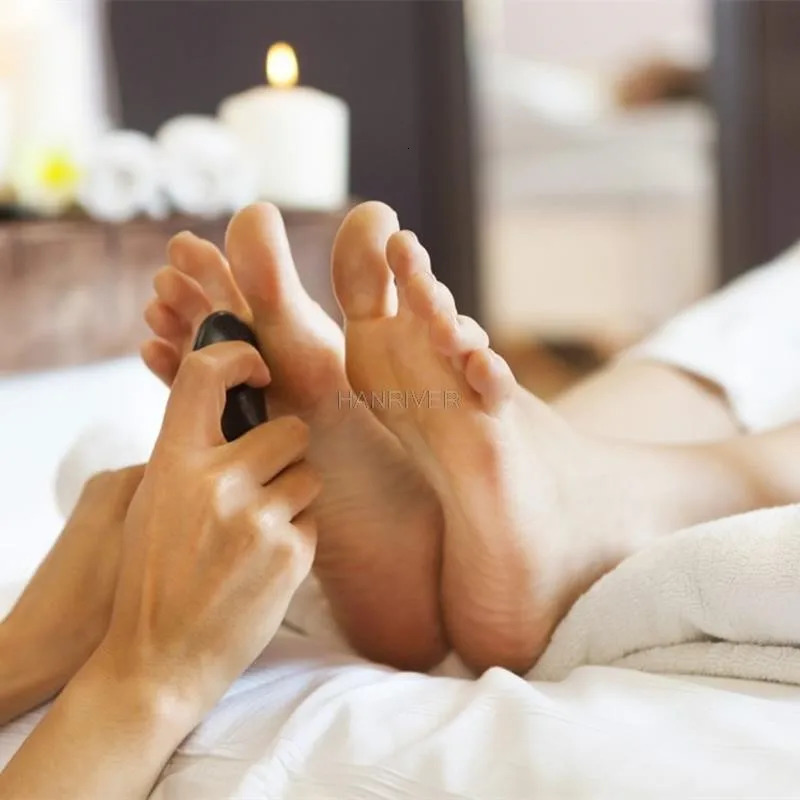 Stone Massage lava Stones Natural Energy Massage Spa Stones Set Rock Basalt Wholesale Body Health Care 250716