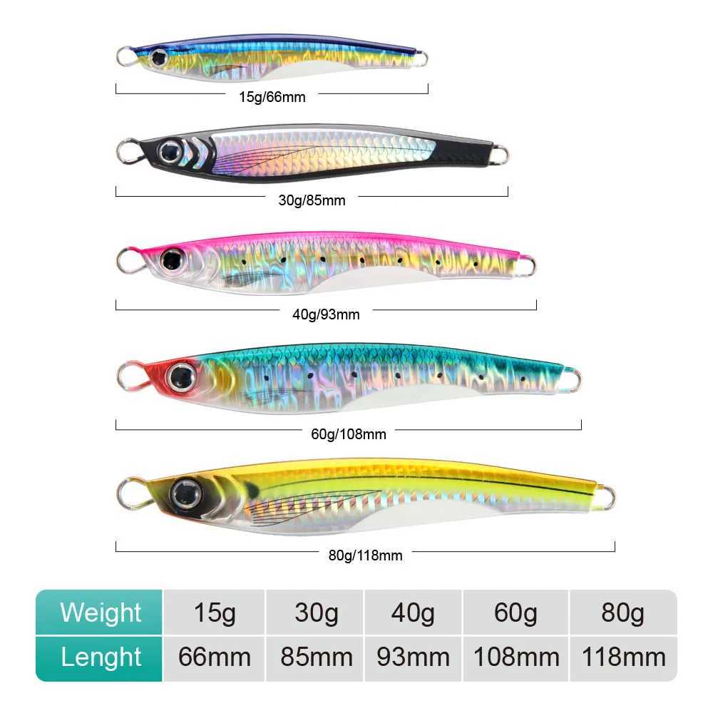 FSTK Sea Bass Lure Jugulou Casting Jig 15g30g40g60g80g Tuna Long Casting Lures Spinning Artificial Bait Spoon Saltwater Fishing Z250717
