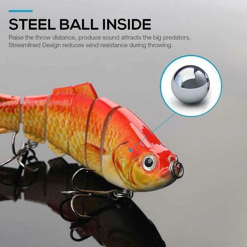 5pcs Bionic Lures random color Realistic fish shape Fishing Bait Float Lure Bionic Bait Accessories for All Kinds of Fish Z250717