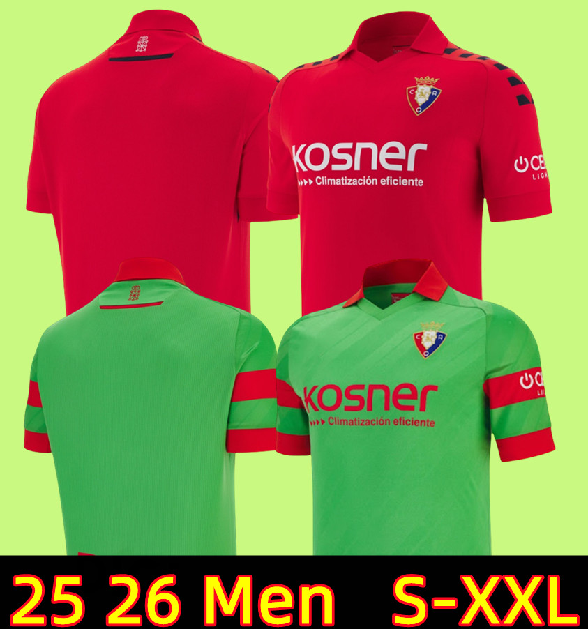 16-4XL Men's T-Shirts Fans Tops Soccer Jerseys + Kids OSASUNA Mens DAVID Garcia CHIMY Equipacion ADULTO 2024 MONCAYOLA Futbol Home
