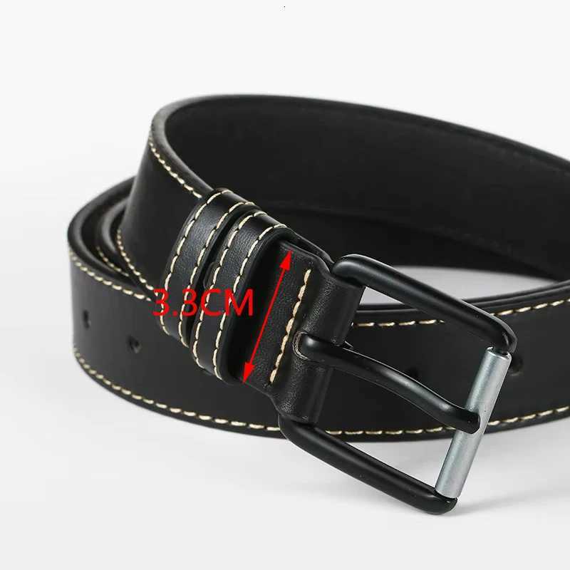 Mens Trousers Belt Simple Fashion Luxury Brand Leather High Quality Waistband Men Luxury Brand Black Belt DT151 W250717