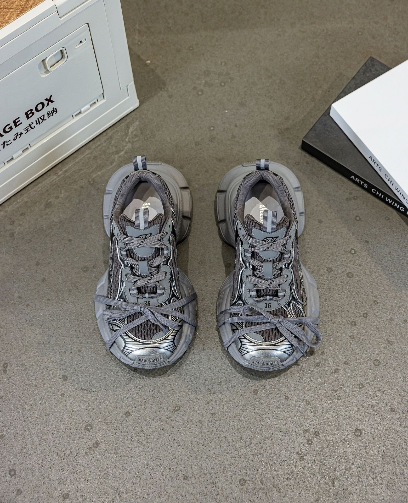 Paris 3XL Dad 2025 Spring Summer New Mesh Internet Celebrity Same Style Shoes Thick Sole Casual Sneakers for Women ddmysaturn