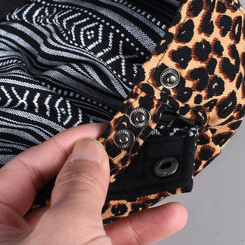 Leopard Print sboy Cap Cotton Spring boina mujer Summer Beret Womens Hat France Vintage Peaky Blinders Flat Hats 250716