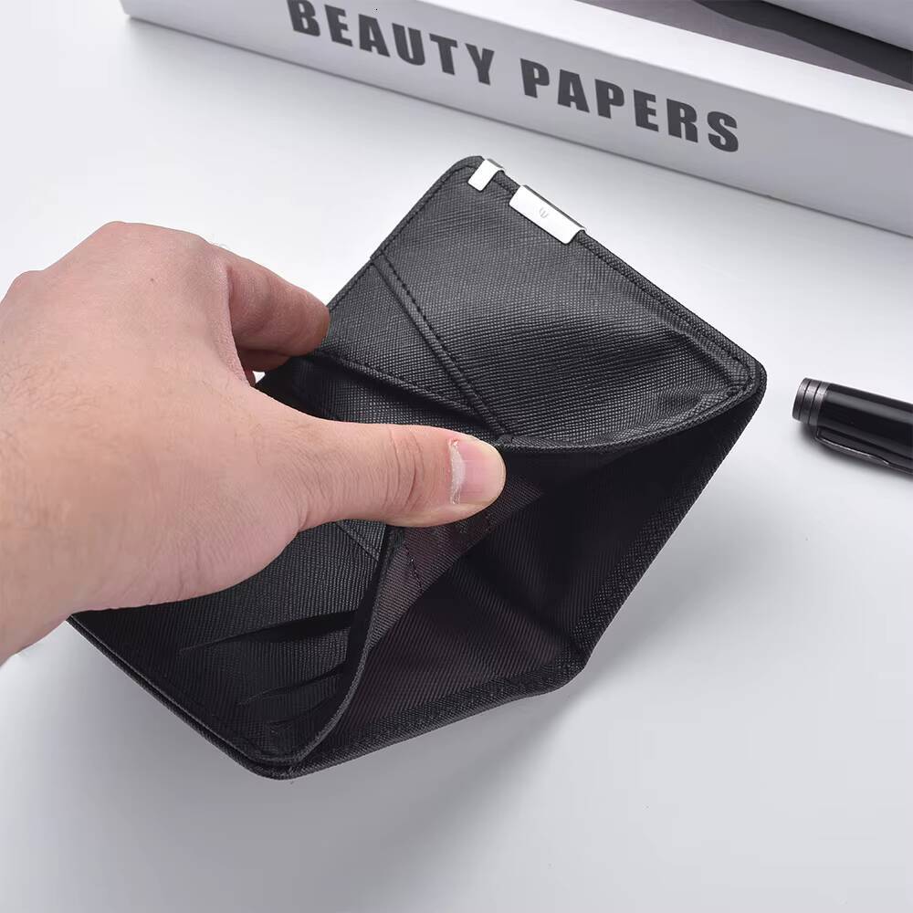 New Fashion Vertical Short Business Multi-card Slot Holder Tight Mens Wallet ddmynov